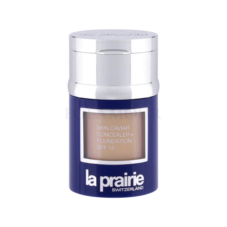 La Prairie Skin Caviar Concealer Foundation SPF15 Podkład dla kobiet Odcień Tender Ivory Zestaw