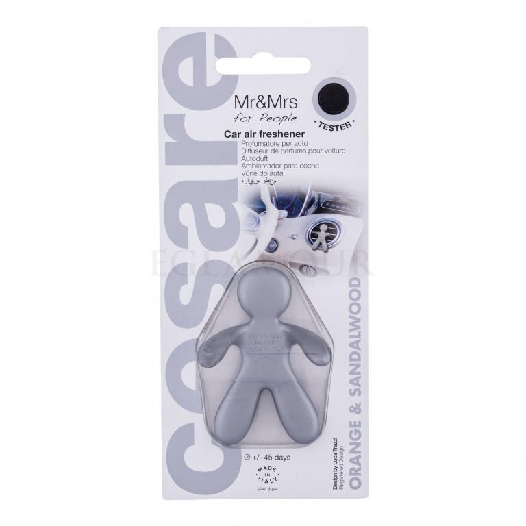 Mr&amp;Mrs Fragrance Cesare Orange &amp; Sandalwood Zapach samochodowy 1 szt
