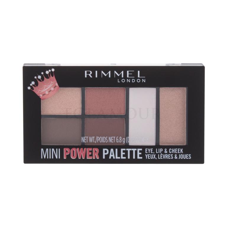 Rimmel London Mini Power Palette Paletka do konturowania dla kobiet 6,8 g Odcień 003 Queen