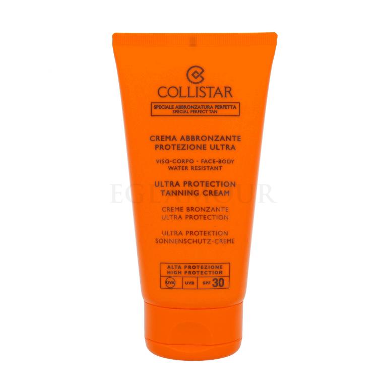 Collistar Special Perfect Tan Ultra Protection Tanning Cream SPF30 Preparat do opalania ciała dla kobiet 150 ml