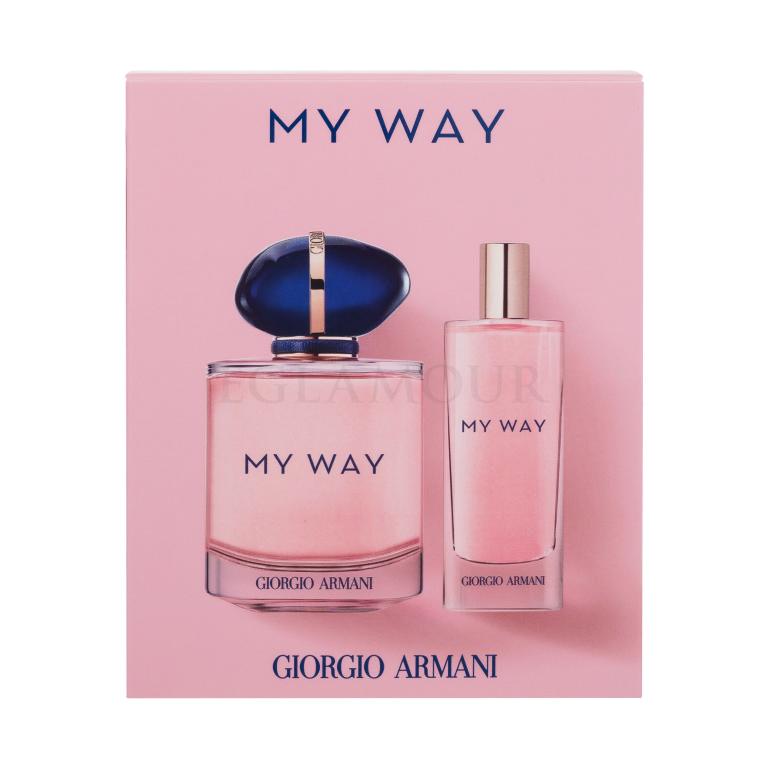 Giorgio Armani My Way Zestaw Edp 90 ml + Edp 15 ml