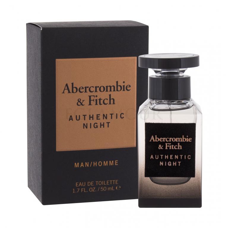 Abercrombie &amp; Fitch Authentic Night Woda toaletowa dla mężczyzn 50 ml