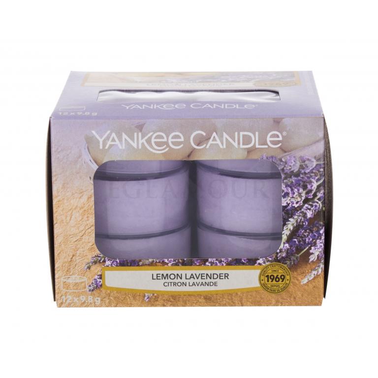 Yankee Candle Lemon Lavender Świeczka zapachowa 117,6 g