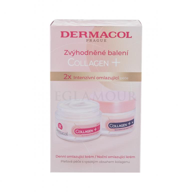 Dermacol Collagen+ SPF10 Zestaw Krem na dzień Collagen+ Rejuvenating SPF10 50 ml + Krem na noc Collagen+ Rejuvenating 50 ml