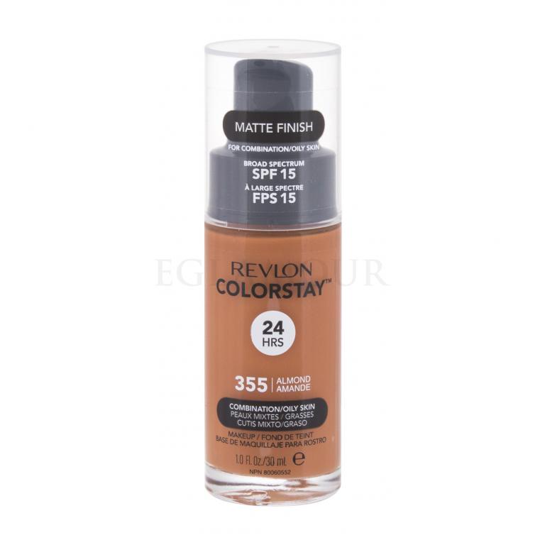 Revlon Colorstay Combination Oily Skin SPF15 Podkład dla kobiet 30 ml Odcień 355 Almond