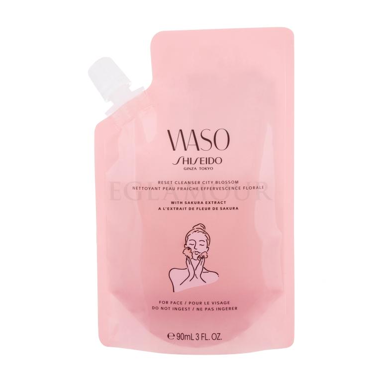Shiseido Waso Reset Cleanser City Blossom Żel oczyszczający dla kobiet 90 ml