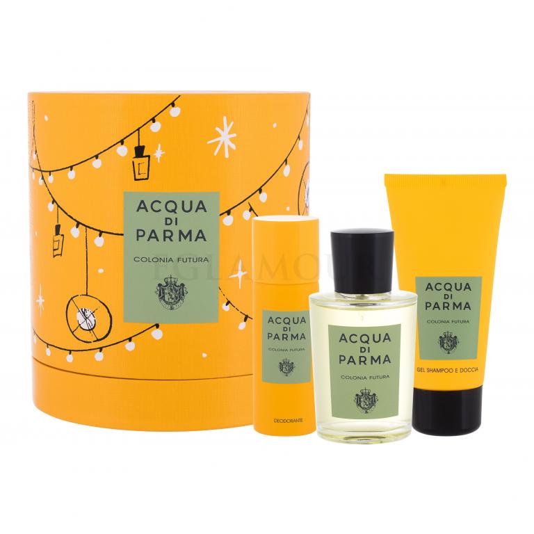 Acqua di Parma Colonia Futura Zestaw Edc 100 ml + Żel pod prysznic 75 ml + Dezodorant 50 ml