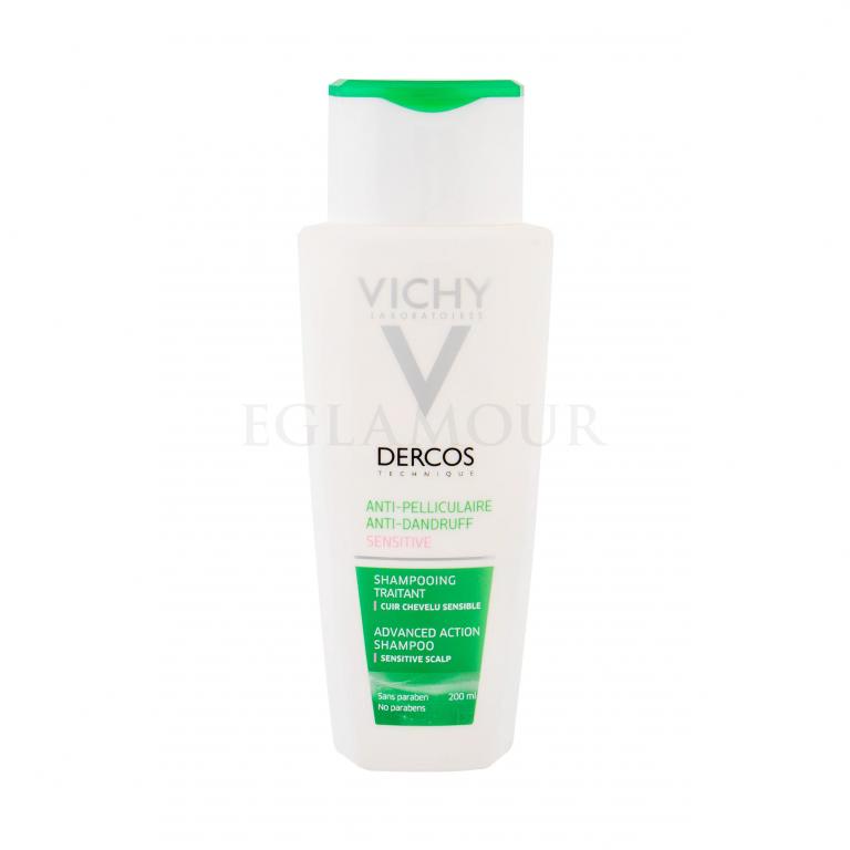 Vichy Dercos Anti-Dandruff Sensitive Szampon do włosów dla kobiet 200 ml Uszkodzone pudełko