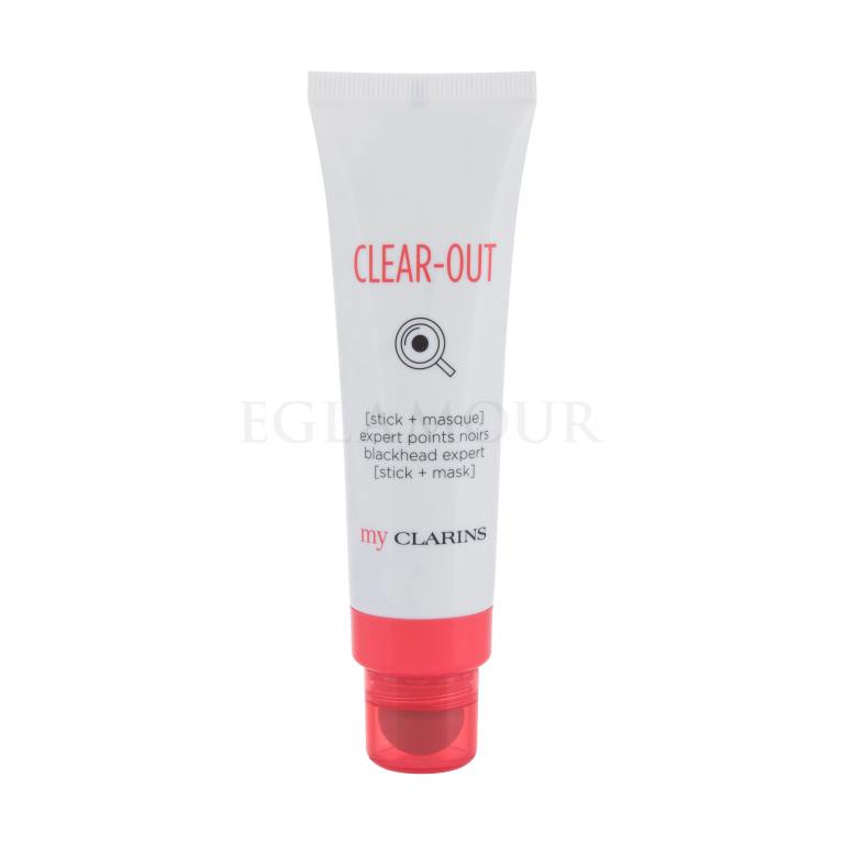 Clarins Clear-Out Blackhead Expert Stick + Mask Maseczka do twarzy dla kobiet 50 ml