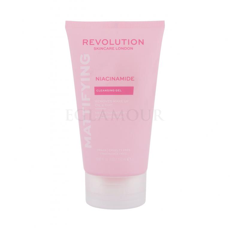 Revolution Skincare Niacinamide Mattifying Żel oczyszczający dla kobiet 150 ml