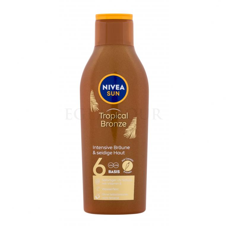 Nivea Sun Tropical Bronze Milk SPF6 Preparat do opalania ciała 200 ml