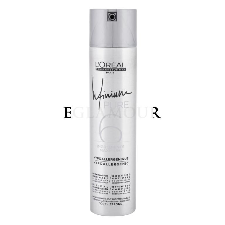 L'Oréal Professionnel Infinium Pure Strong Lakier do włosów dla kobiet 300 ml