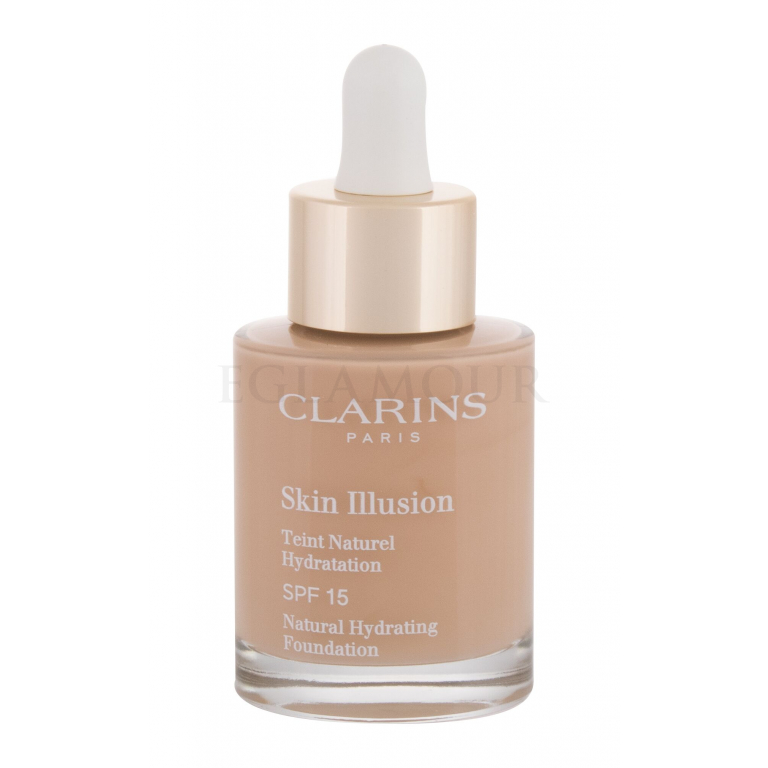 Clarins Skin Illusion Natural Hydrating SPF15 Podkład dla kobiet 30 ml Odcień 108 Sand