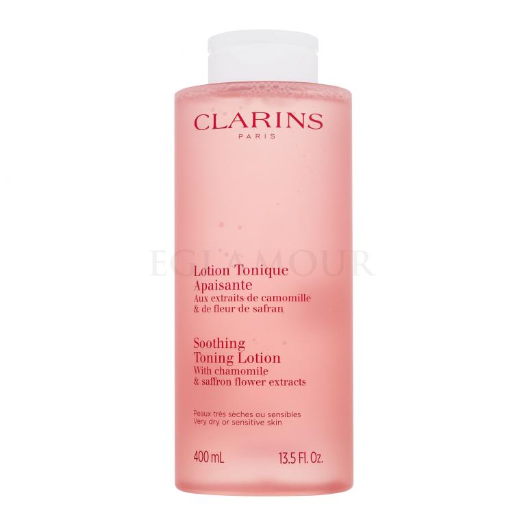Clarins Soothing Toning Lotion Wody i spreje do twarzy dla kobiet 400 ml