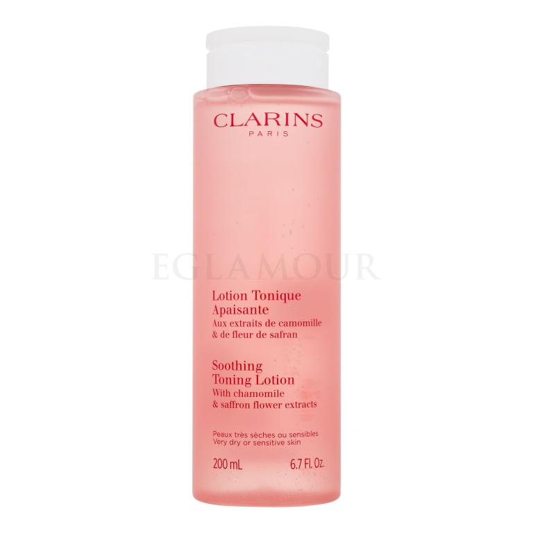 Clarins Soothing Toning Lotion Wody i spreje do twarzy dla kobiet 200 ml