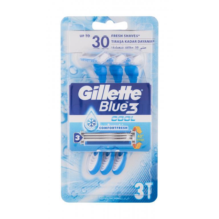 Gillette Blue3 Cool Maszynka do golenia dla mężczyzn Zestaw
