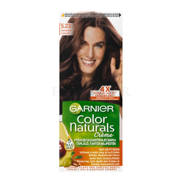 Garnier Color Naturals Créme Farba do włosów dla kobiet 40 ml Odcień 5,23 Chocolate