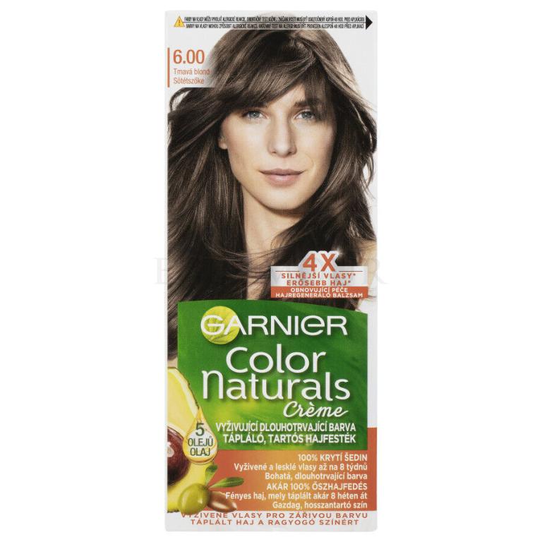 Garnier Color Naturals Créme Farba do włosów dla kobiet 40 ml Odcień 6,00 Natural Medium Blonde