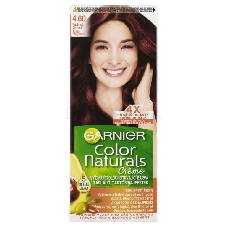 Garnier Color Naturals Créme Farba do włosów dla kobiet 40 ml Odcień 460 Fiery Black Red
