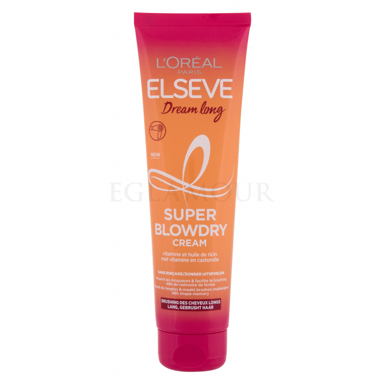 L&#039;Oréal Paris Elseve Dream Long Super Blowdry Cream Stylizacja włosów na gorąco dla kobiet 150 ml