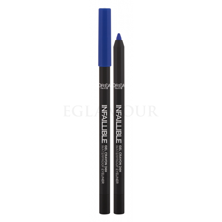 L&#039;Oréal Paris Infaillible Gel Crayon Waterproof Eyeliner Kredka do oczu dla kobiet 1,2 g Odcień 010 I´ve Got The Blue