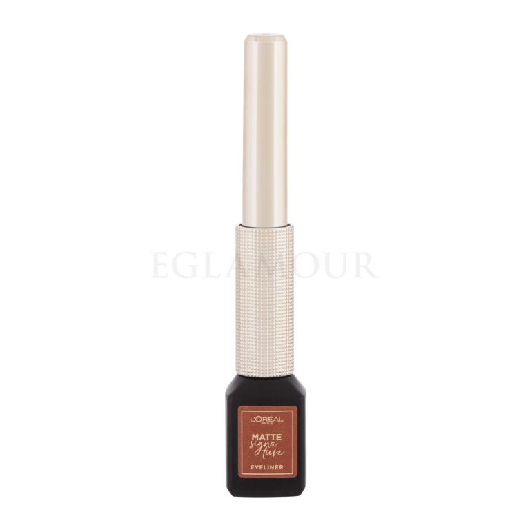 L&#039;Oréal Paris Matte Signature Eyeliner dla kobiet 3 ml Odcień 07 Copper Signature