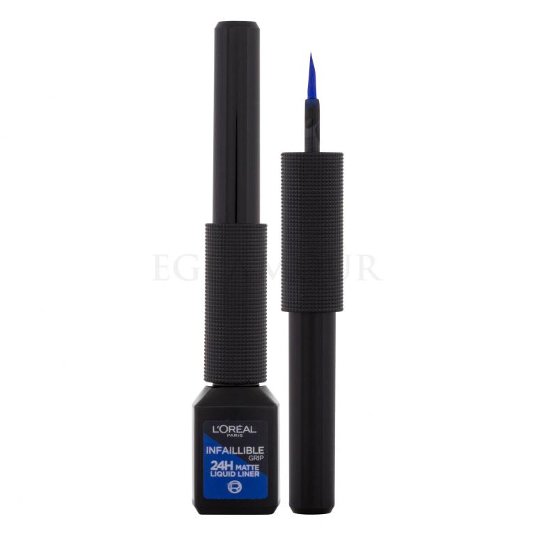 L&#039;Oréal Paris Infaillible Grip 24H Matte Liquid Liner Eyeliner dla kobiet 3 ml Odcień 02 Blue