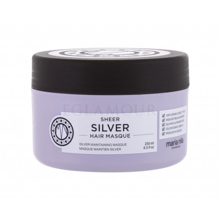 Maria Nila Sheer Silver Maska do włosów dla kobiet 250 ml