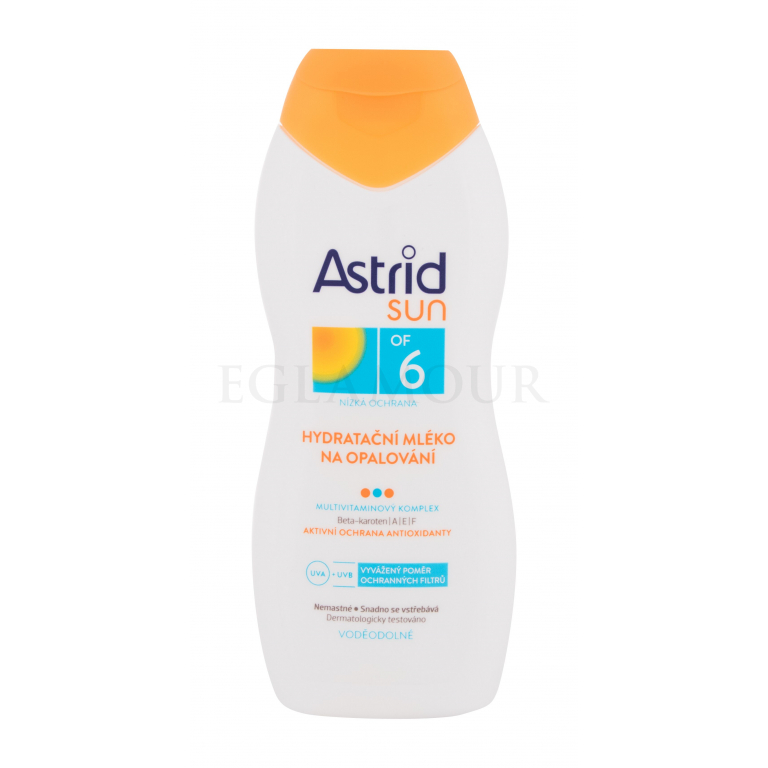 Astrid Sun Moisturizing Suncare Milk SPF6 Preparat do opalania ciała 200 ml