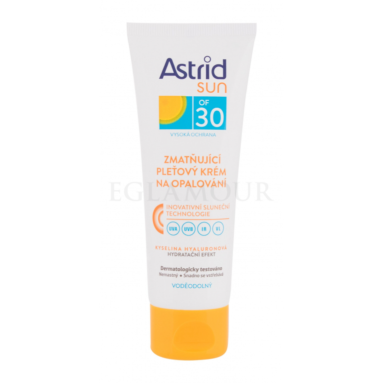 Astrid Sun Moisturizing Face Cream SPF30 Preparat do opalania twarzy 75 ml