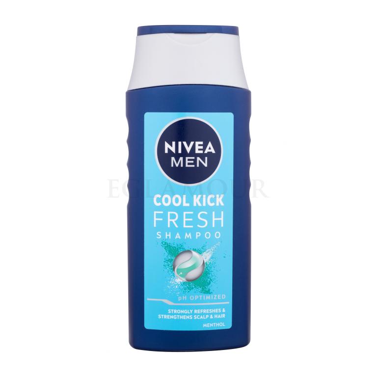 Nivea Men Cool Kick Fresh Shampoo Szampon do włosów dla mężczyzn 250 ml