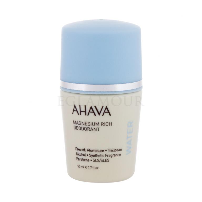 AHAVA Deadsea Water Magnesium Rich Dezodorant dla kobiet 50 ml