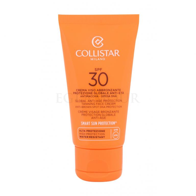 Collistar Special Perfect Tan Global Anti-Age Protection Tanning Face Cream SPF30 Preparat do opalania twarzy dla kobiet 50 ml