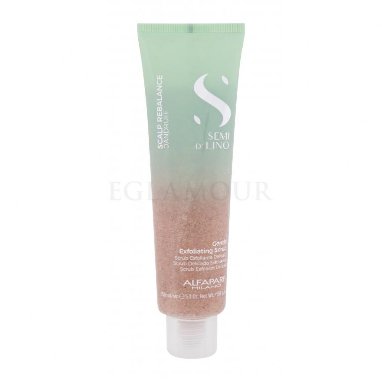 ALFAPARF MILANO Semi Di Lino Scalp Rebalance Gentle Exfoliating Scrub Preparat przeciwłupieżowy dla kobiet 150 ml
