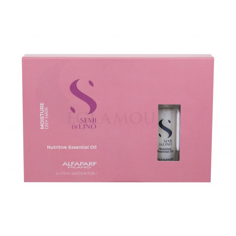 ALFAPARF MILANO Semi Di Lino Moisture Nutritive Essential Oil Olejek do włosów dla kobiet 6x13 ml