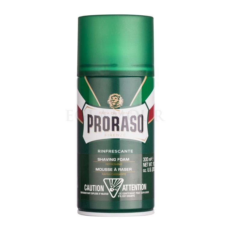 PRORASO Green Shaving Foam Pianka do golenia dla mężczyzn 300 ml