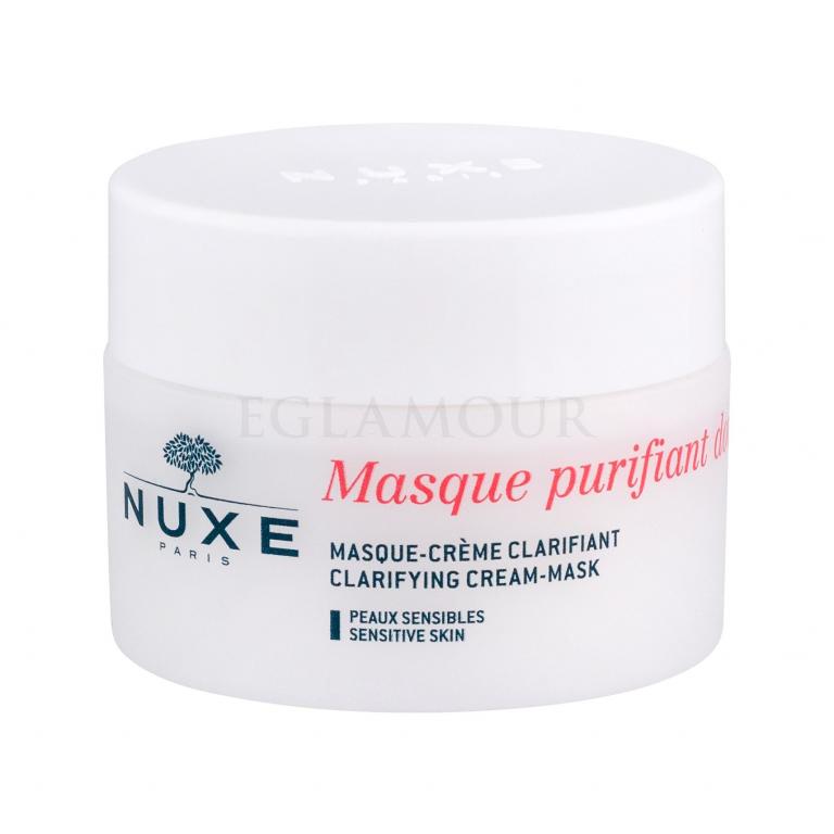 NUXE Rose Petals Cleanser Clarifying Cream-Mask Maseczka do twarzy dla kobiet 50 ml