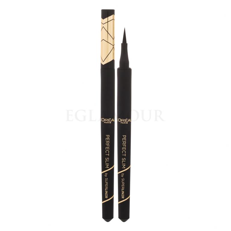 L&#039;Oréal Paris Super Liner Perfect Slim Waterproof Eyeliner dla kobiet 0,28 g Odcień 01 Intense Black