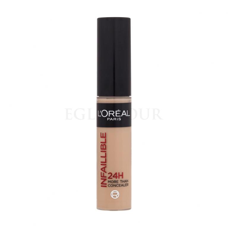 L&#039;Oréal Paris Infaillible More Than Concealer 24H Korektor dla kobiet 11 ml Odcień 328