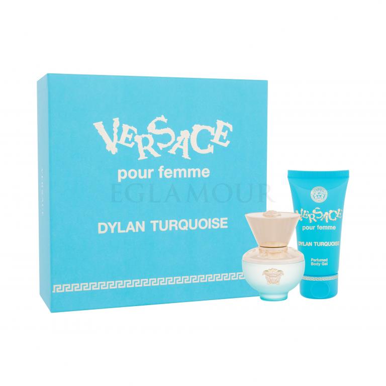 Versace Pour Femme Dylan Turquoise Zestaw EDT 30 ml + żel do ciała 50 ml