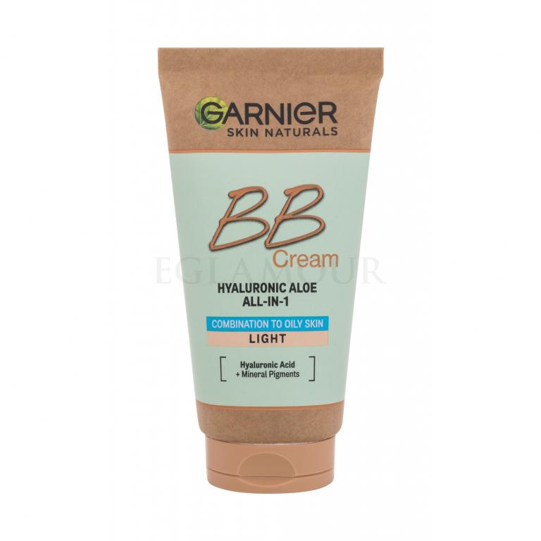 Garnier Skin Naturals BB Cream Hyaluronic Aloe All-In-1 SPF25 Krem BB dla kobiet 50 ml Odcień Light