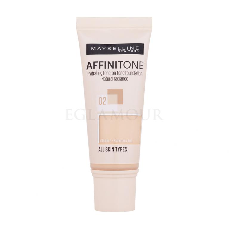 Maybelline Affinitone Podkład dla kobiet 30 ml Odcień 02 Light Porcelain
