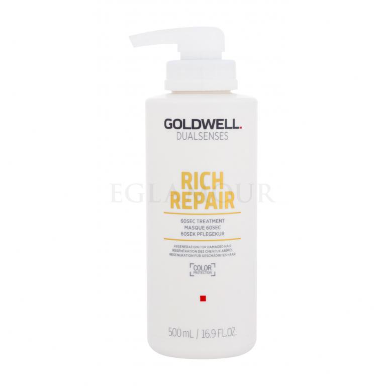 Goldwell Dualsenses Rich Repair 60sec Treatment Maska do włosów dla kobiet 500 ml