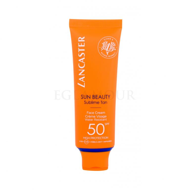 Lancaster Sun Beauty Face Cream SPF50 Preparat do opalania twarzy 50 ml