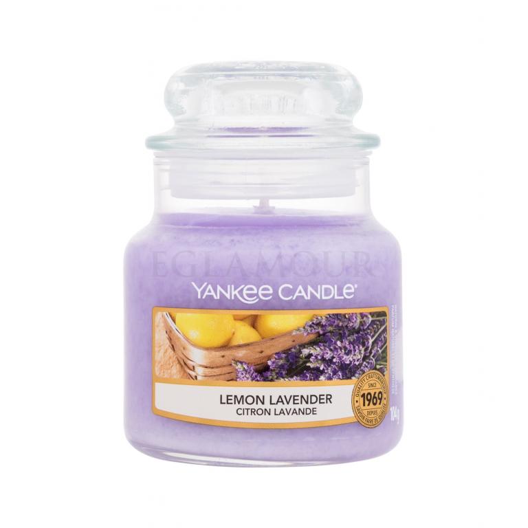 Yankee Candle Lemon Lavender Świeczka zapachowa 104 g