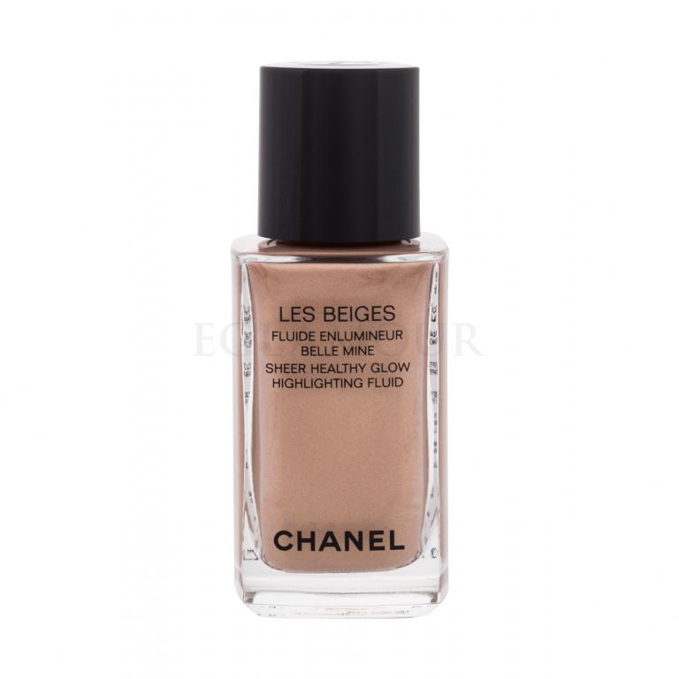 Chanel Les Beiges Sheer Healthy Glow Highlighting Fluid Rozświetlacz dla kobiet 30 ml Odcień Sunkissed