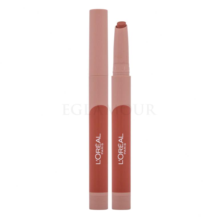 L&#039;Oréal Paris Infaillible Matte Lip Crayon Pomadka dla kobiet 1,3 g Odcień 106 Mon Cinnamon