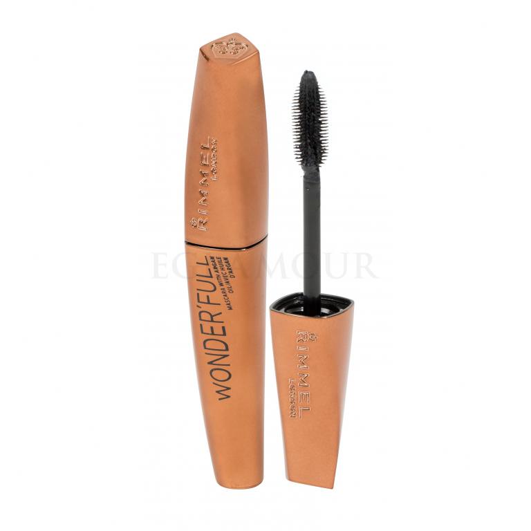 Rimmel London Wonder Full Argan Oil Mascara Tusz do rzęs dla kobiet 11 ml Odcień 001 Black
