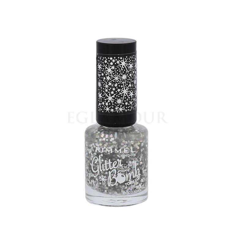 Rimmel London Glitter Bomb Lakier do paznokci dla kobiet 8 ml Odcień 018 Disco Fever