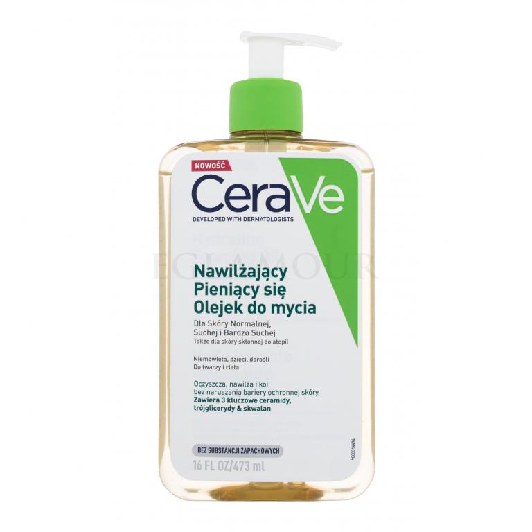 CeraVe Facial Cleansers Hydrating Foaming Oil Cleanser Olejek oczyszczający dla kobiet 473 ml